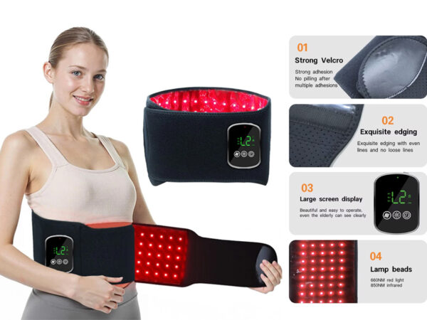 Red Light Therapy Waist Support Belt 660nm 850nm DY-B01
